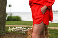The Ann Top- Red