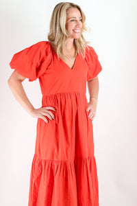 The Abigail Dress - Red