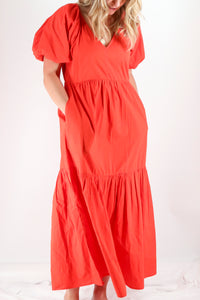The Abigail Dress - Red