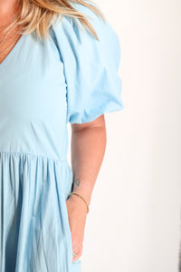 The Abigail Dress - Light Blue
