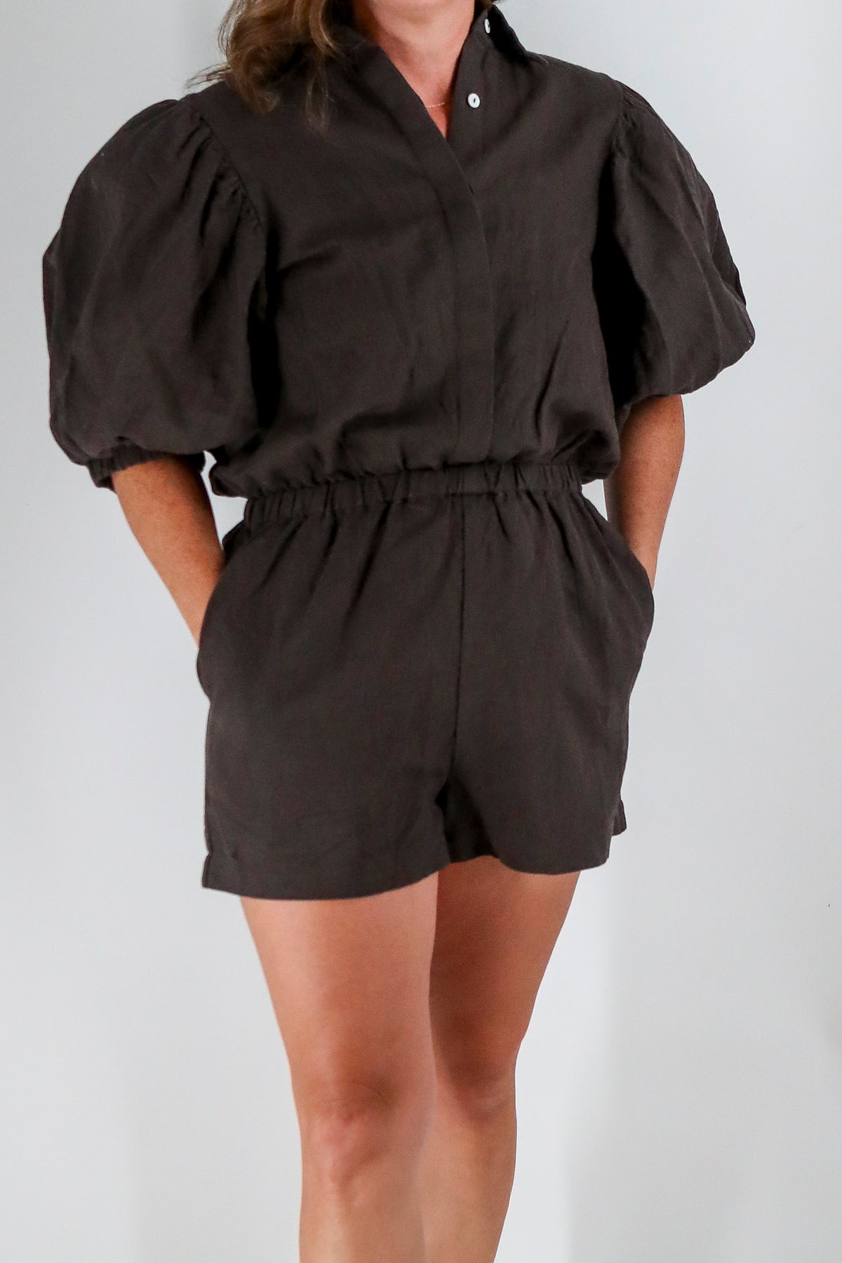 The Emily Romper- Black