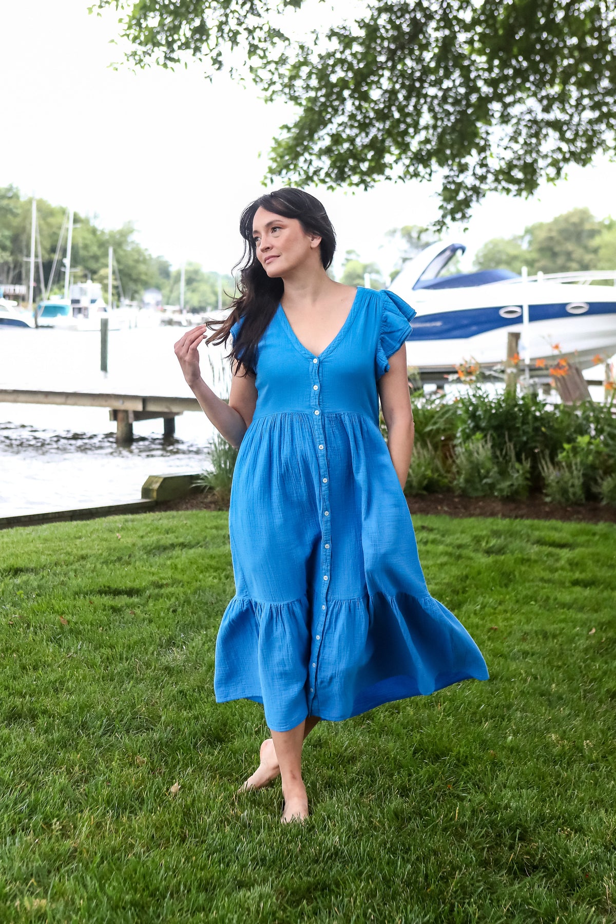 The Matty Dress - Blue