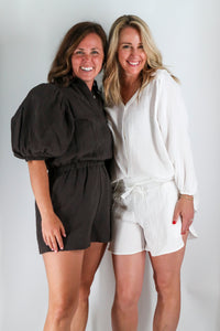 The Emily Romper- Black