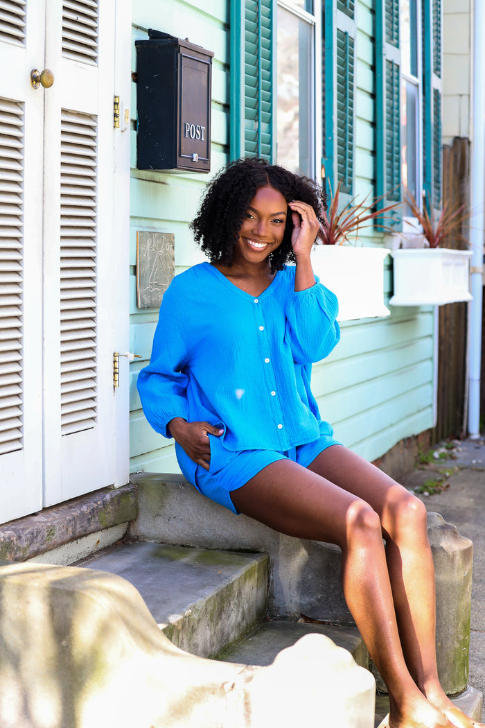 The Ann Short- Blue