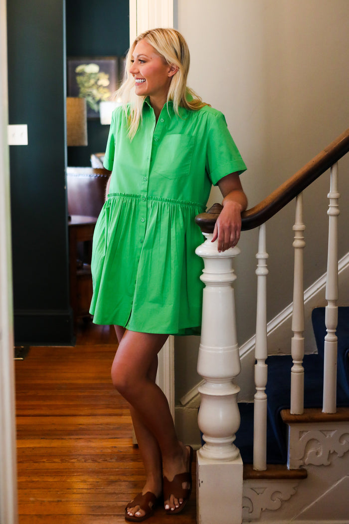 The Eleanor Dress- Green
