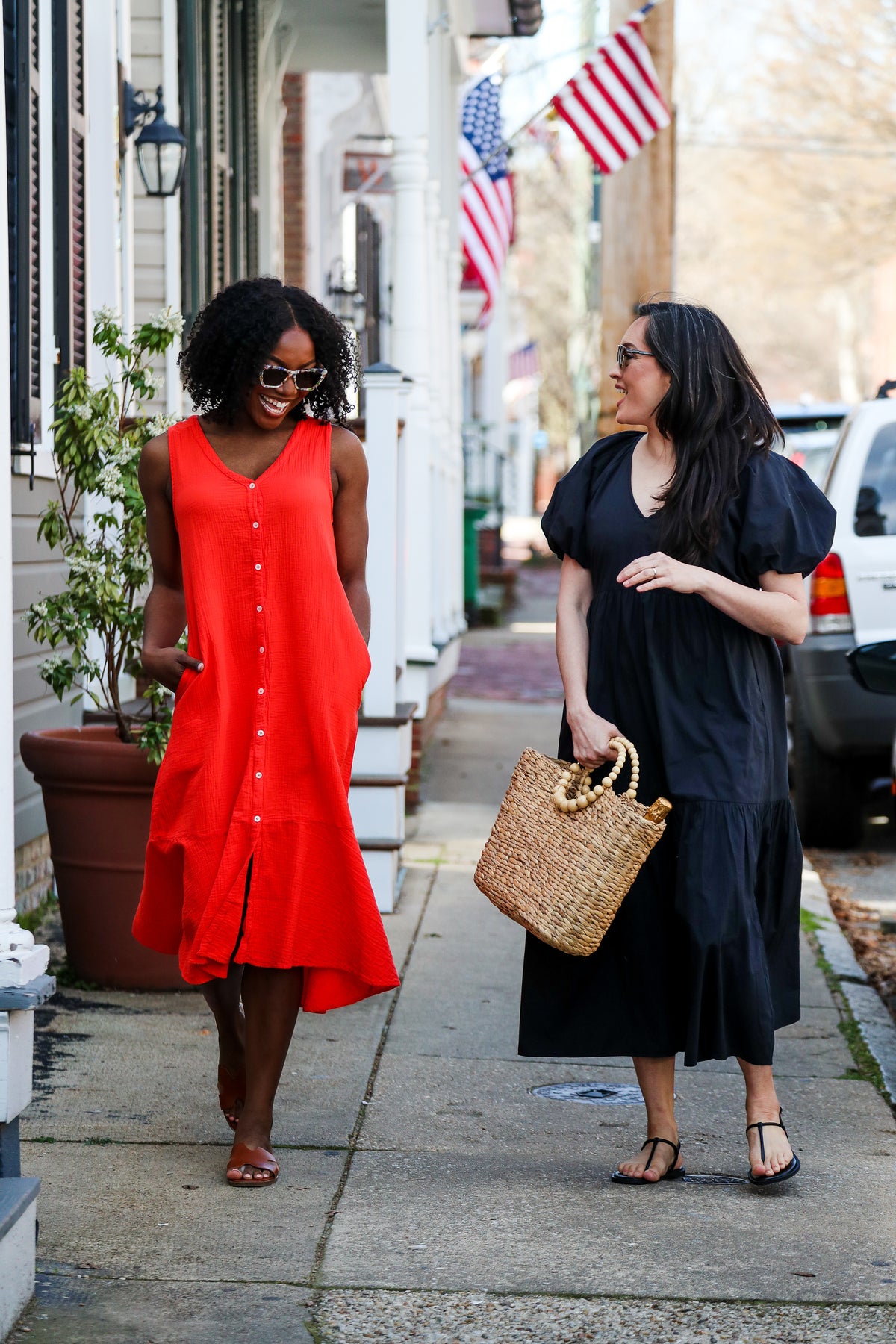 The Valarie Dress- Red