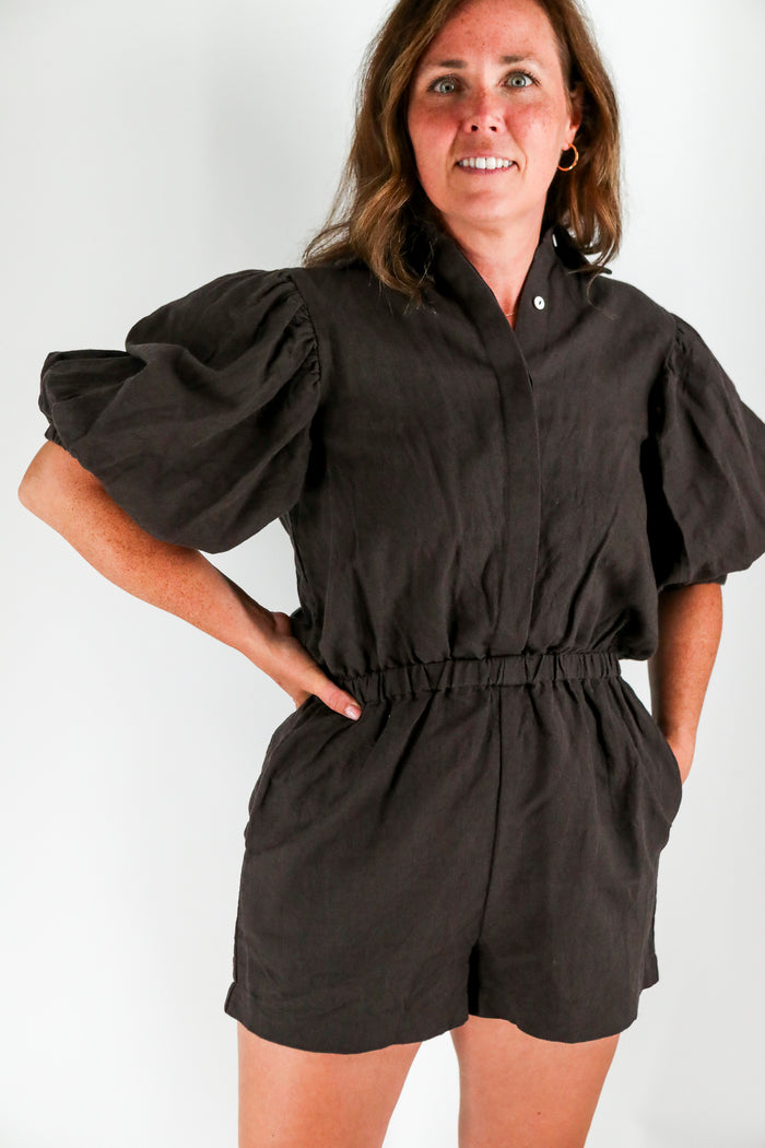 The Emily Romper- Black