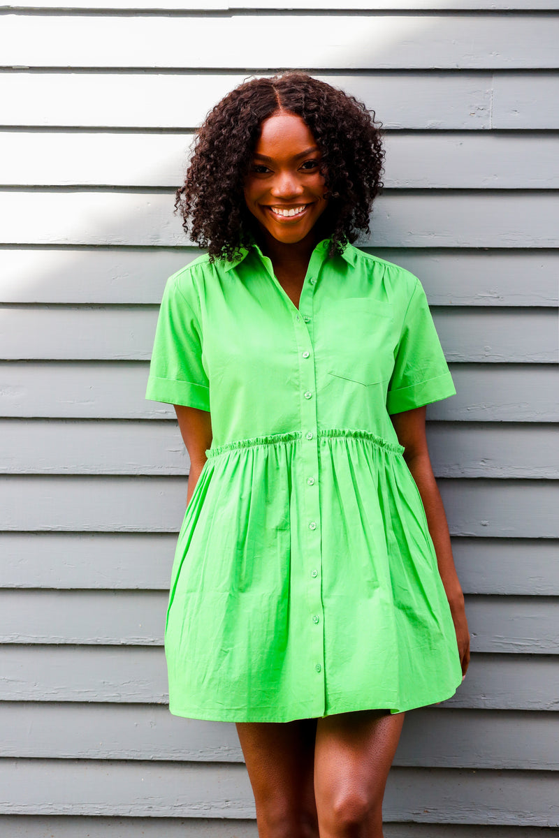 The Eleanor Dress- Green
